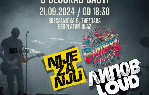 Besplatna rok svirka u Beograd Bašti, kultnom parku na Zvezdari