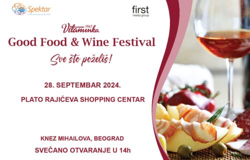 Ulaz je besplatan, a provod zagarantovan: U subotu nas očekuje "Vitaminka Good Food & Wine Festival"