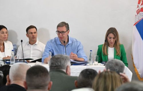 Razgovori trajali duže od 8 sati: Predsednik Vučić u Ljuboviji sa narodom i predstavnicima Rio Tinta o litijumu (VIDEO)