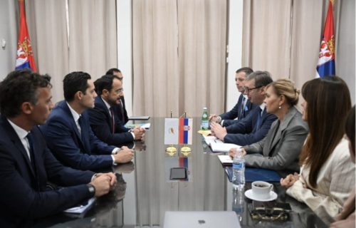 "Srdačan susret sa Nikosom Hristodulidisom, razmenili smo mišljenja o aktuelnoj geopolitičkoj situaciji i značaju UN" (FOTO)