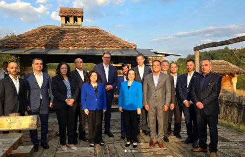 "Atmosfera je sjajna i srdačna, kakva može da bude samo među iskrenim prijateljima": Vučić na večeri sa ambasadorima arapskih zemalja (FOTO)
