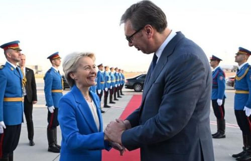 Vučić ispratio Ursulu fon der Lajen: Hvala na pomoći, podršci i razumevanju koje pokazujete prema Srbiji