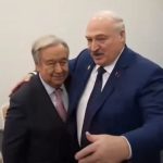 Greška ili hrabrost? Generalni sekretar UN se rukovao sa Putinom i grlio Lukašenka (VIDEO)