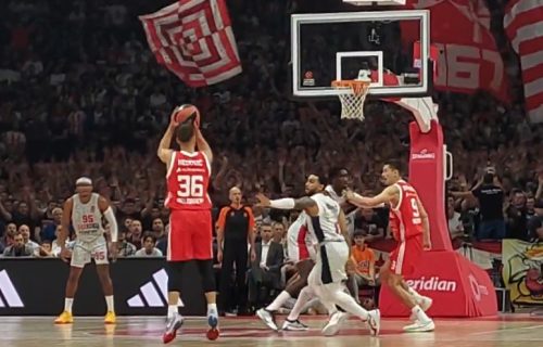 VAŽAN TRIJUMF Zvezde! Crveno-beli na krilima Kaline i Kenana slomili Baskijce u punoj Areni (VIDEO)