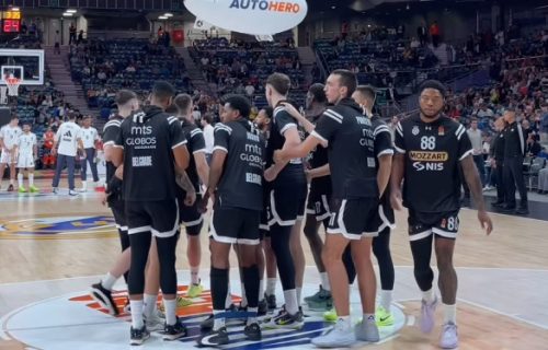 SVE PRŠTI U Madridu! Partizanove šuterske sprave su vruće, ali... Real ima malu prednost na poluvremenu (VIDEO)