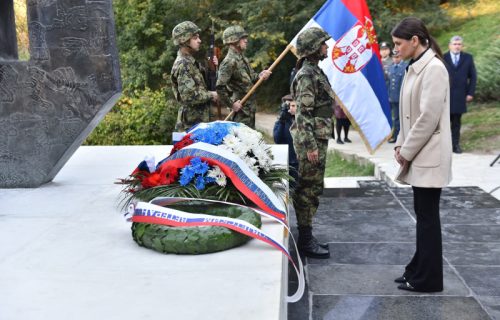 "Datum slobode, hrabrosti i ponosa svih nas Beograđana": Položeni venci na Spomenik sovjetskim veteranima na Avali