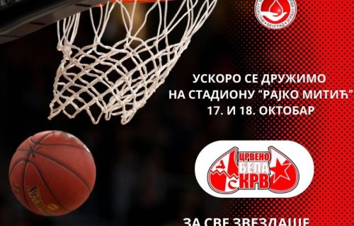 "Crveno-bela krv": Dobrodošli 17. i 18. oktobra na stadion "Rajko Mitić" da dobrovoljno date krv!