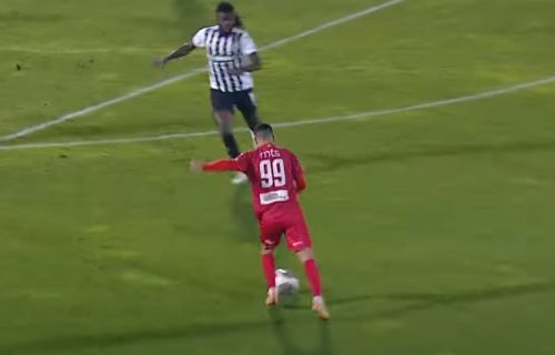 Gol koji je šokirao navijače Partizana: Ben-Hasin raspalio, nemoćni Jovanović pogledom pratio loptu