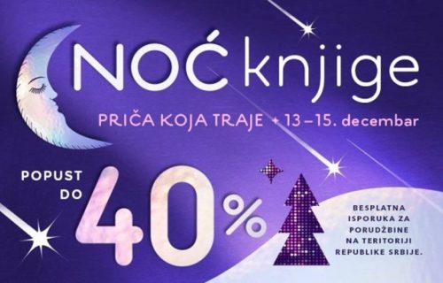 Noć knjige od 13. do 15. decembra: I ove godine pripremljeni su popusti do čak 40%