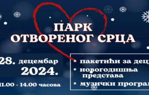 Park otvorenog srca i podela paketića u Kući kralja Petra, uz novogodišnju predstavu i muzički program