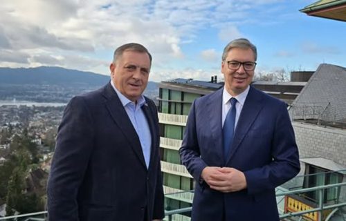 Vučić se sastao sa Dodikom u Cirihu: "Za nas Srbe uvek su važila drugačija pravila" (FOTO)