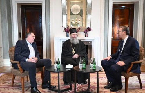 Predsednik Vučić sa Episkopom švajcarskim u Cirihu: "Samo zajedno možemo svaku prepreku da savladamo" (FOTO)