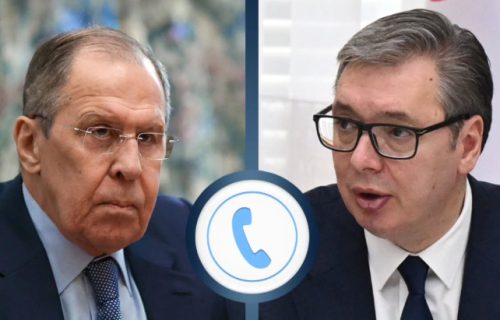 Predsednik Vučić razgovarao sa Lavrovom: "Teme razgovora bile su i najavljene sankcije NIS-u"
