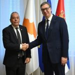 "Odnosi zasnovani na čvrstom prijateljstvu": Vučić se sastao sa ministrom odbrane Republike Kipar
