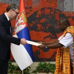 "Srdačan i prijateljski razgovor": Vučić sa novoimenovanim ambasadorom Gane u Srbiji (FOTO)