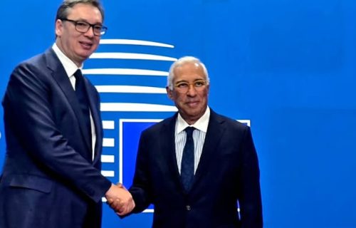 Vučić sa predsednikom Evropskog saveta: "Izrazio sam zabrinutost zbog eskalacije situacije na KiM" (FOTO)