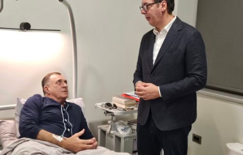 Dodik se oglasio iz bolnice posle Vučićeve posete (FOTO)