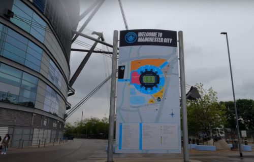 Drama pred meč Lige šampiona: Izbio požar na stadionu u Mančesteru