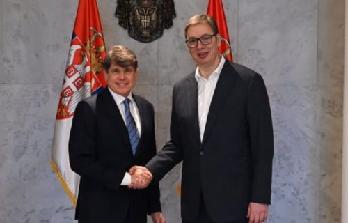 "Srdačan razgovor sa jednim od najbližih Trampovih prijatelja": Vučić se sastao sa Blagojevićem (FOTO)