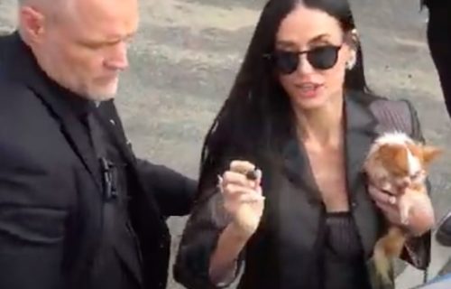 Popularna glumica sa prepoznatljivim osmehom i čivavom u ruci na dodeli još jedne filmske nagrade (VIDEO)