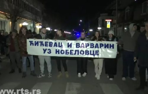Niški studenti stigli u Ćićevac, beogradski i novosadski u Orašac - druga etapa marša za Kragujevac