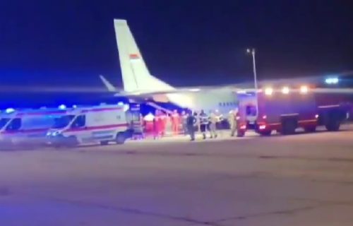 Avion sa 12 povređenih u požaru u Kočanima stigao sinoć u Beograd