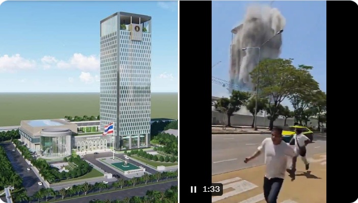 Proglašeno vanredno stanje u Mjanmaru posle zemljotresa: Zgrada se srušila kao kula od karata, 43 osobe se vode kao nestale (VIDEO)