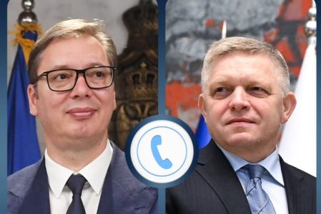 Telefonski razgovor Vučića i Fica: “Podržao je borbu Srbije za mir i stabilnost u zemlji, a protiv je onih koji to podržani spolja ugrožavaju”