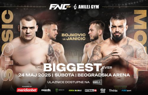 Istorijski fight card se sprema - Obezbedite kartu za FNC 23 by Meridianbet!
