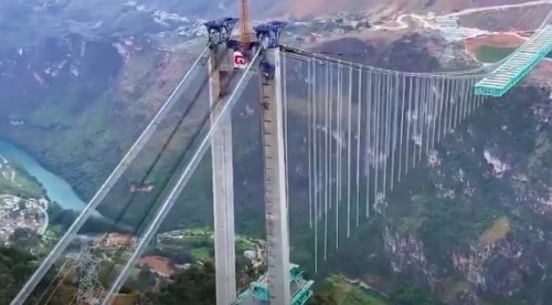 Uskoro most u Kini najviši na svetu: Gotovo duplo viši od Ajfelovog tornja (VIDEO)