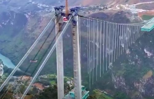Uskoro most u Kini najviši na svetu: Gotovo duplo viši od Ajfelovog tornja (VIDEO)