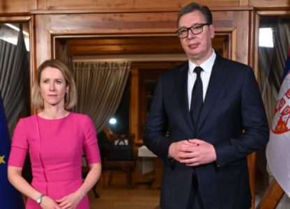 “Srbija ostaje pouzdan partner svima koji iskreno teže saradnji”: Vučić dočekao Kaju Kalas (FOTO)