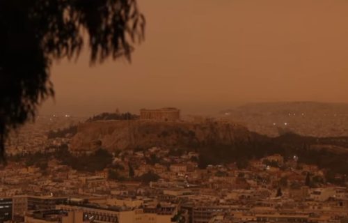 Atina prekrivena peskom iz Sahare: Gusti sloj afričke prašine napravio haos u grčkoj prestonici