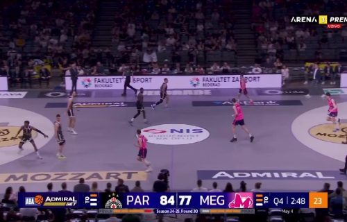 Partizan savladao Megu sa 89:82