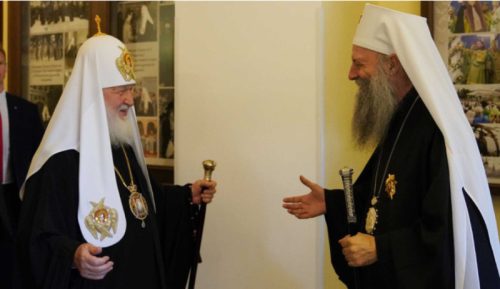 Patrijarh Porfirije čestitao imendan poglavaru Ruske Crkve: “U duhu bratske ljubavi”