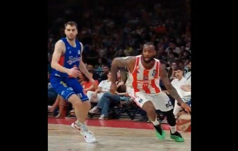 Crveno-beli uspešno počeli četvrtfinale ABA lige: Zvezda savladala Igokeu (VIDEO)