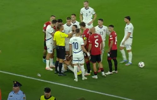 Meč prepun tenzija: Srbija preživela u Tirani, golman Petrović heroj