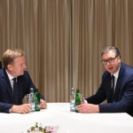 Predsednik Vučić se u Pragu sastao sa specijalnim predstavnikom EU za dijalog Beograda i Prištine