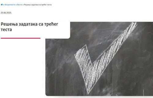 Osmaci, prošla su sva tri dana! Ovo su rezultati testa iz izbornog predmeta, pogledajte da li ste dobro uradili