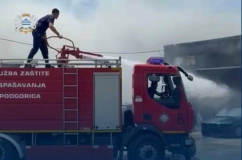Više požara izbilo u Podgorici, oglasio se gradonačelnik i uputio apel