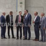 "Srbija ide napred i nikada neće da stane": Vučić u Čačku otvorio fabriku kompanije PWO Group