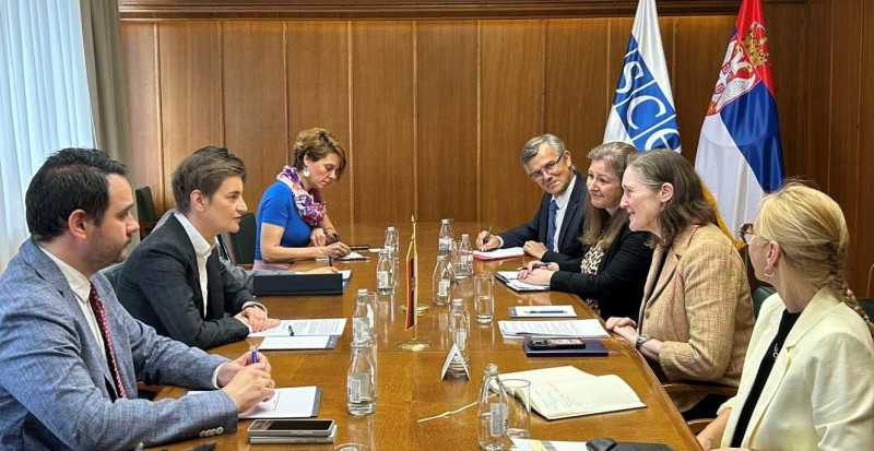 Ana Brnabić sa direktorkom Centra za sprečavanje konflikata OEBS o reformama u Srbiji: “Cilj i dalje EU”
