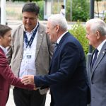 Ministar akademik Balint i predsednica Narodne skupštine Ana Brnabić obišli gradilište nove zgrade Naučno-tehnološkog parka Niš