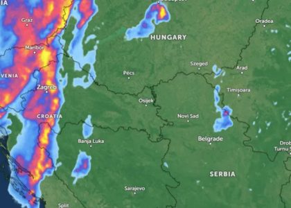 Snažni oblaci sa zapada jure prema Srbiji: Očekuje se i 50 litara kiše, preti grad i oluja