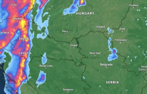 Snažni oblaci sa zapada jure prema Srbiji: Očekuje se i 50 litara kiše, preti grad i oluja
