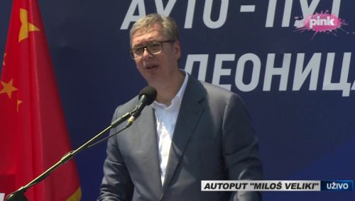 “Srbija je jaka država, još više će se modernizovati”: Vučić na otvaranju deonice auto-puta do Požege