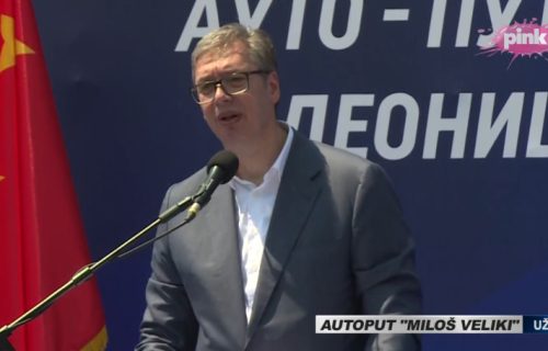"Srbija je jaka država, još više će se modernizovati": Vučić na otvaranju deonice auto-puta do Požege