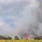 Požar u predgrađu Soluna: Vatra izbila iznad obilaznice i proširila se