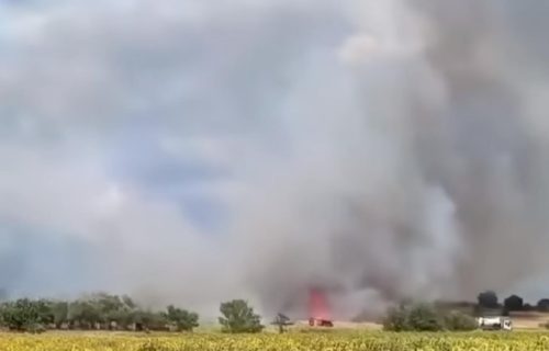 Požar u predgrađu Soluna: Vatra izbila iznad obilaznice i proširila se