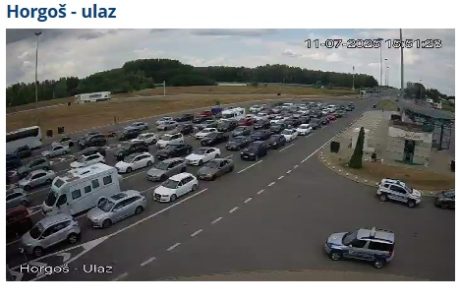 Zbog sezonskih gužvi na Horgošu otvoreno 6 terminala, a radno vreme graničnih prelaza produženo